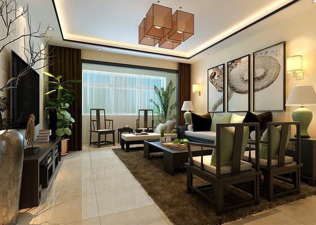 師傅在吊頂上加一圈線條，效果居然這么美