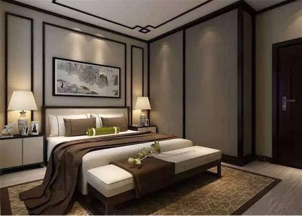 師傅在吊頂上加一圈線條，效果居然這么美